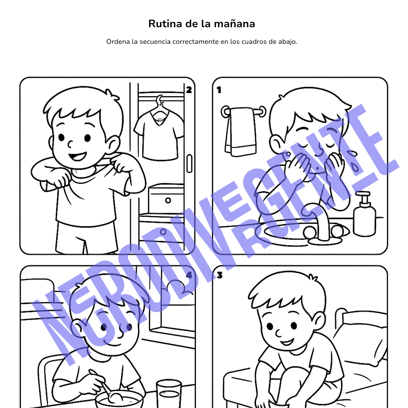 10 Juegos para desarrollar la atención y colorear
